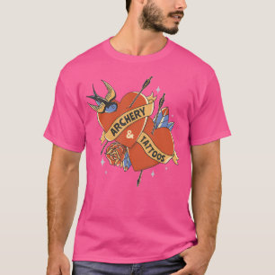 Camiseta Tatuagens De Arqueação Para Amantes De Tatuagens E