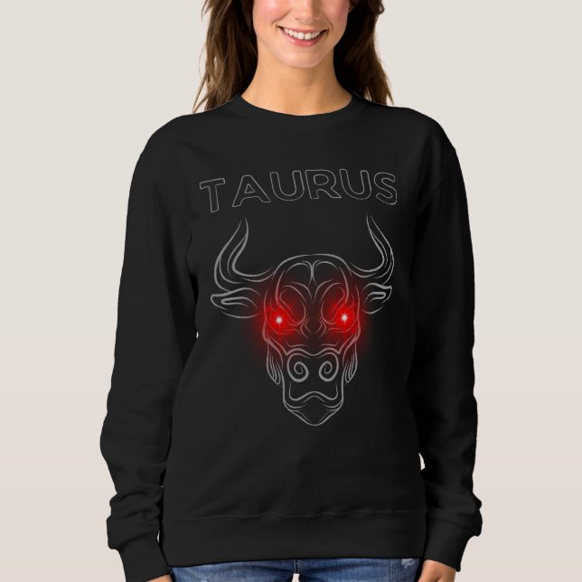 Camiseta Taurus Dark Astrology | Minimal Occult Zodiac (Frente)