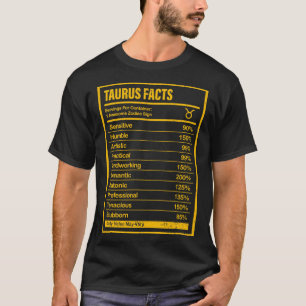 Camiseta Taurus Fata Roupa Para Homens E Mulheres Zodia Eng