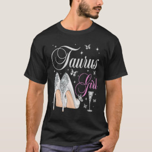 Camiseta Taurus Girl April May Birthday Party Zodiac High H