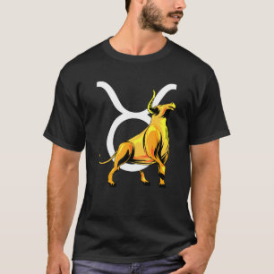 Camiseta Taurus Horoscope Símbolo Zodiac - Símbolo Constela