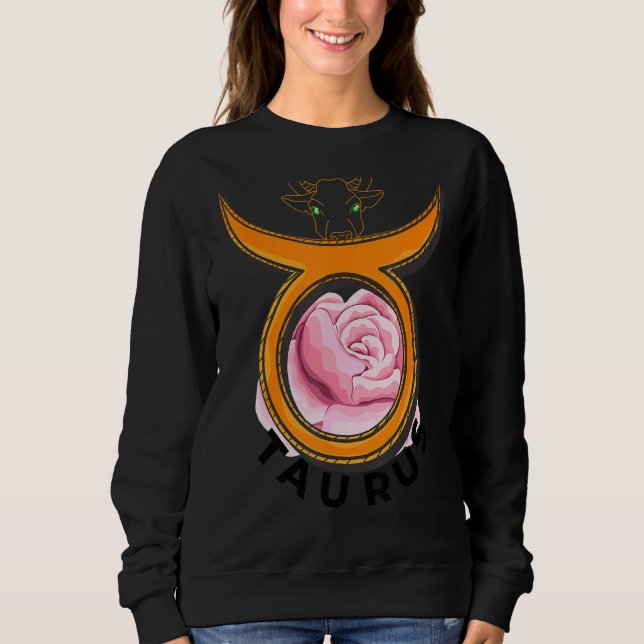 Camiseta Taurus, O Touro, Ainda Mais Gentil Como Rosa (Frente)