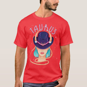 Camiseta Taurus Zodiac - Sinal de Horoscópio Aniversário Ta