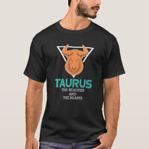Camiseta Taurus Zodiac Sinal Facts Cote Bull Horoscope Astr