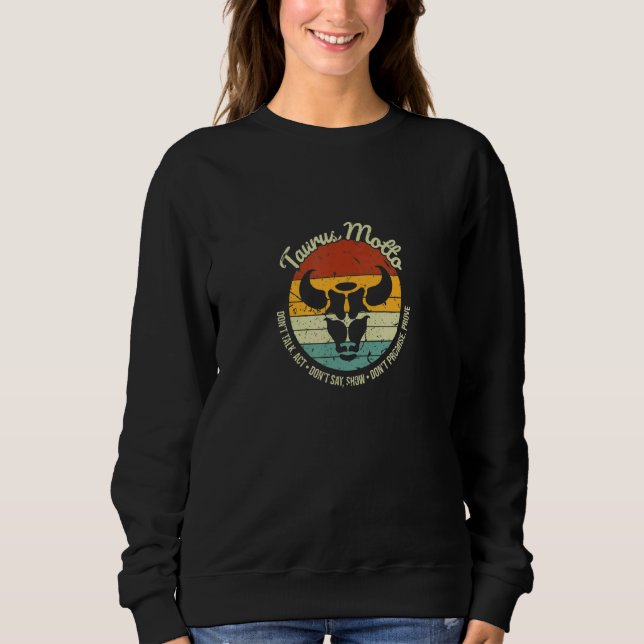 Camiseta Taurus Zodiac Sinal Fatos Astronomia Horo (Frente)