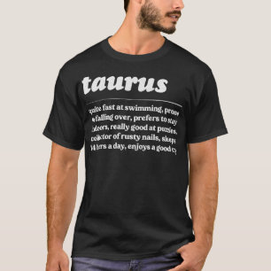 Camiseta Taurus ZodiacHumorous Gift Design