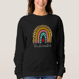 Camiseta Tax Accountant Leopard Rainbow Accounting Back To 