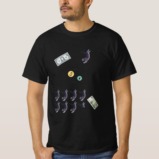 Camiseta Taxa de Câmbio de Cat (Frente)