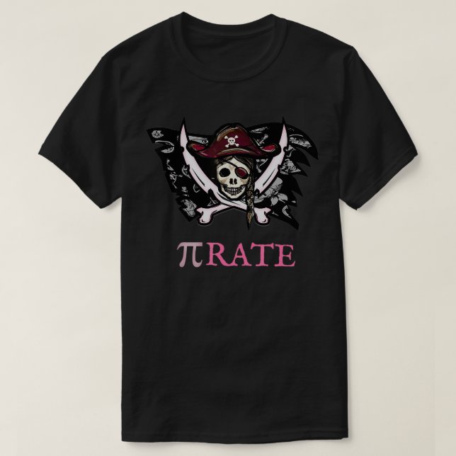 Camiseta Taxa de IPP Pirate Funny Legal Oferta de Nerd de M (Frente do Design)