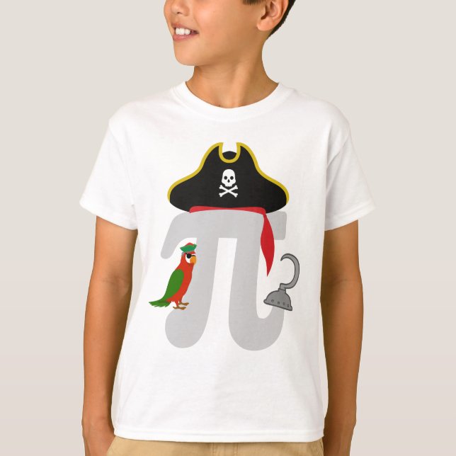 Camiseta Taxa de Pi de Matemática com papagaio - Pi Dia (Frente)