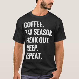 Camiseta Taxa do Café Razão de Liberação de Repetição