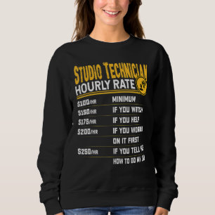 Camiseta Taxa Horária de Técnico de Estúdio Gravador de E