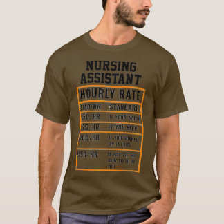 Camiseta Taxa Horária do Assistente de Enfermagem