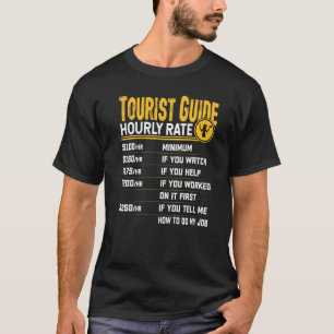 Camiseta Taxa horária do guia turístico Consultores de viag