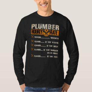 Camiseta Taxa Horária do Plumber Plumber