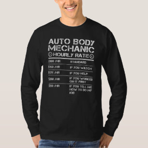 Camiseta Taxa horária mecânica de corpo automático Taxas de