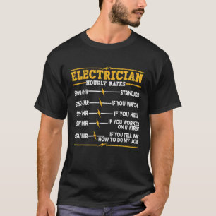 Camiseta Taxas horárias elétricas
