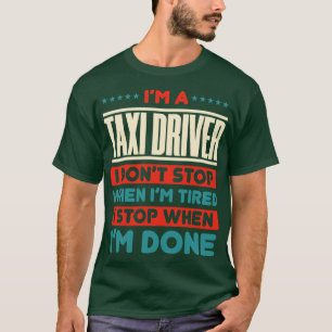 Camiseta Táxi Engraçado Dizendo