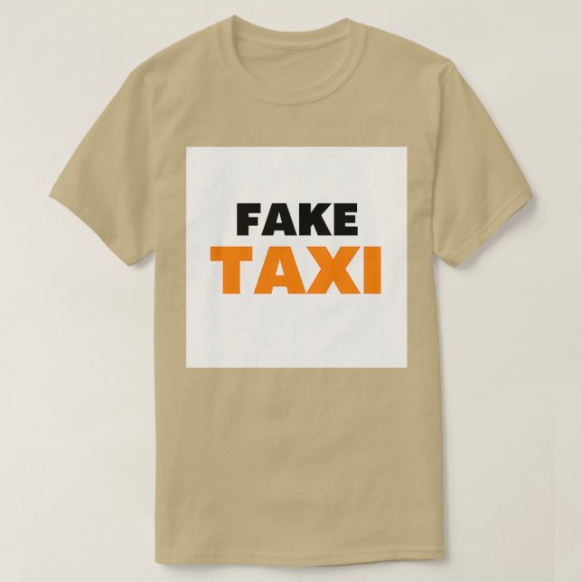 Camiseta Táxi falso Classic TShirt (Frente do Design)