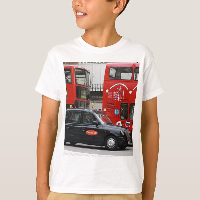 Camiseta Táxi preto de Londres (Frente)