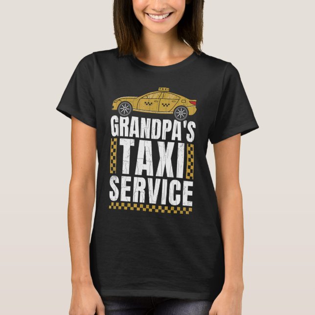Camiseta Taxi Service do Vovô - Taxi Service Taxi Driving C (Frente)