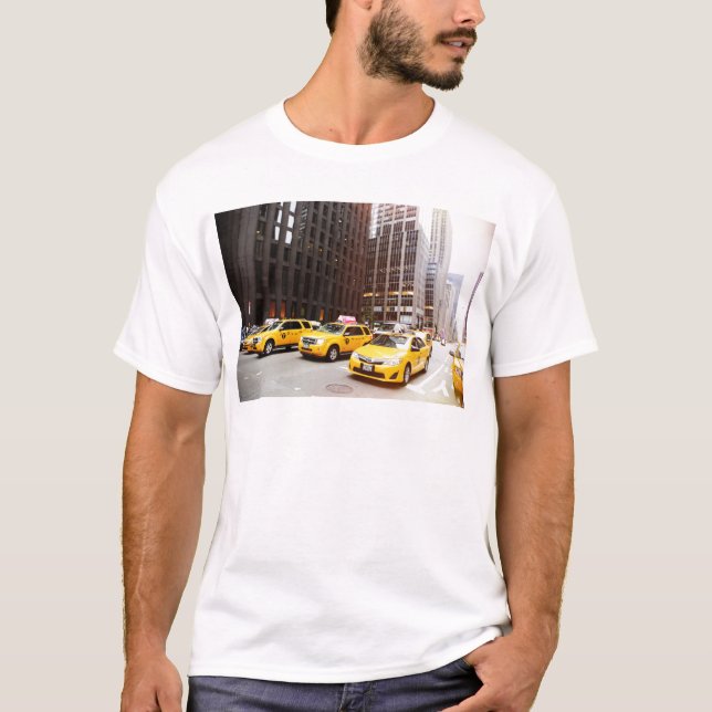 Camiseta táxis NYC em Nova Iorque (Frente)