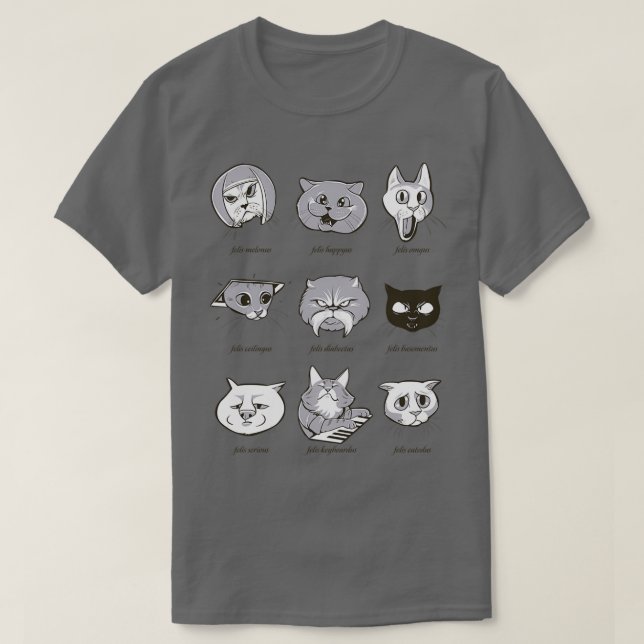 Camiseta Taxonomia LOLcat (Frente do Design)