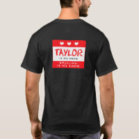 Taylor É Meu Nome Apelido Personalizado Personaliz