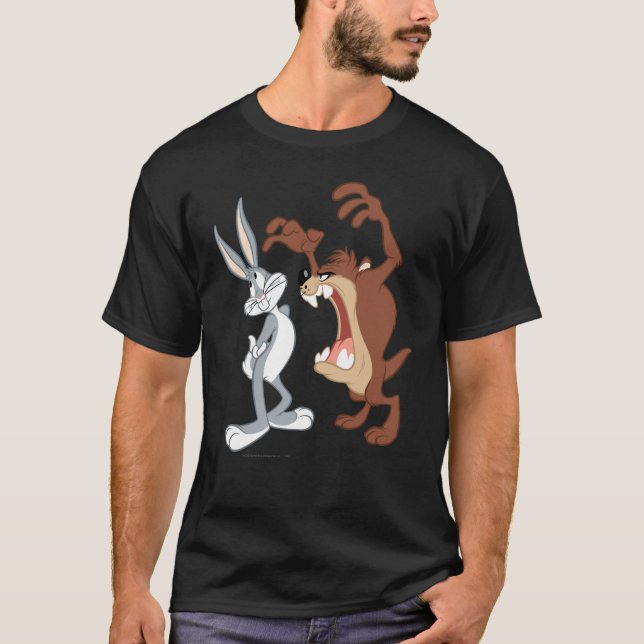 Camiseta TAZ™ e BUGS BUNNY™ Sem Nem Piscar - Cor (Frente)