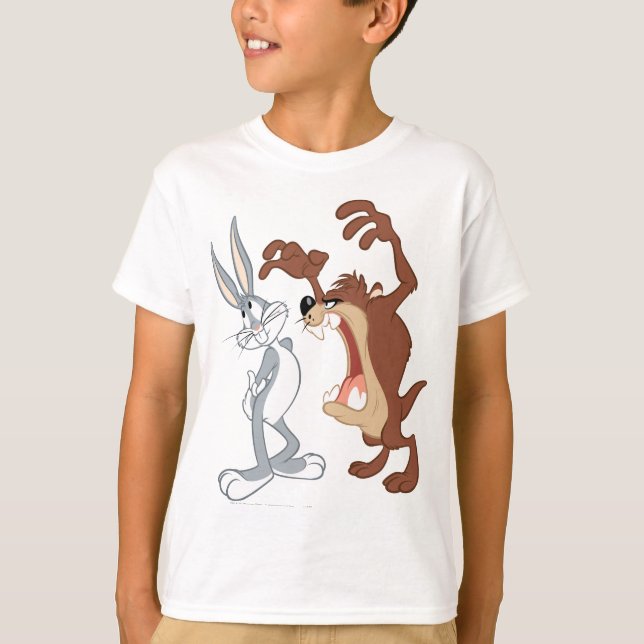 Camiseta TAZ™ e INSETOS BUNNY™ nem mesmo piscando - cor (Frente)