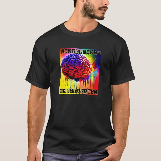 Camiseta TBI Strong  Traumatic Brain Injury  1 (Frente)