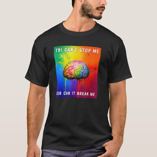 Camiseta TBI Strong  Traumatic Brain Injury 3 (Frente)