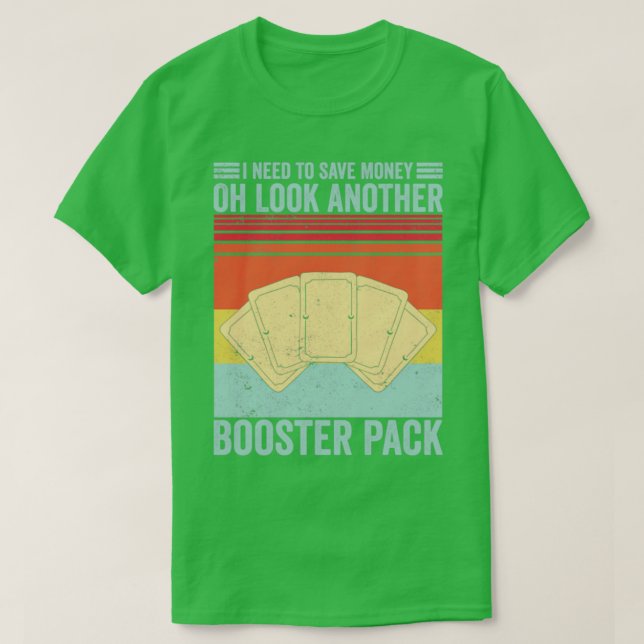 Camiseta TCG Retrorna De Jogo De Cartão De Negociação Engra (Frente do Design)