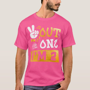 Camiseta Tchau 1 Tenho 2 Anos 2º Aniversário Hip Hop B