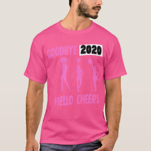 Camiseta Tchau 2020 Olá Cheers Liderança de torcida