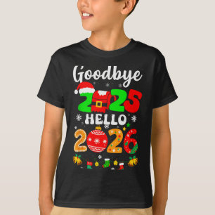 Camiseta Tchau 2025 Olá 2026 Feliz Ano Novo Chris