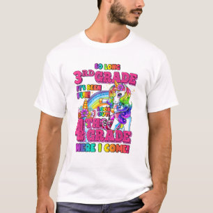Camiseta Tchau 3ª série, foi divertido 3ª série Cravei