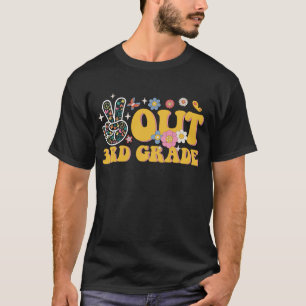 Camiseta Tchau 3ª Série Groovy Último Dia de Aula