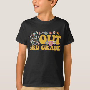 Camiseta Tchau 3ª Série Último Dia de Aula Groovy