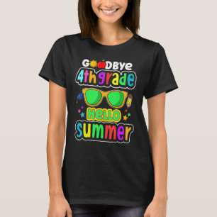 Camiseta Tchau 4º ano Alô 5 de Verão no último dia