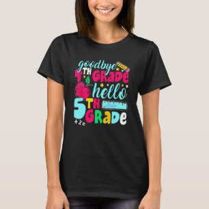 Camiseta Tchau 4º ano Alô 5 Grau Grau 1 rua Da
