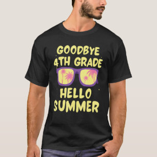 Camiseta Tchau 4º ano Alô Verão do último dia de escola