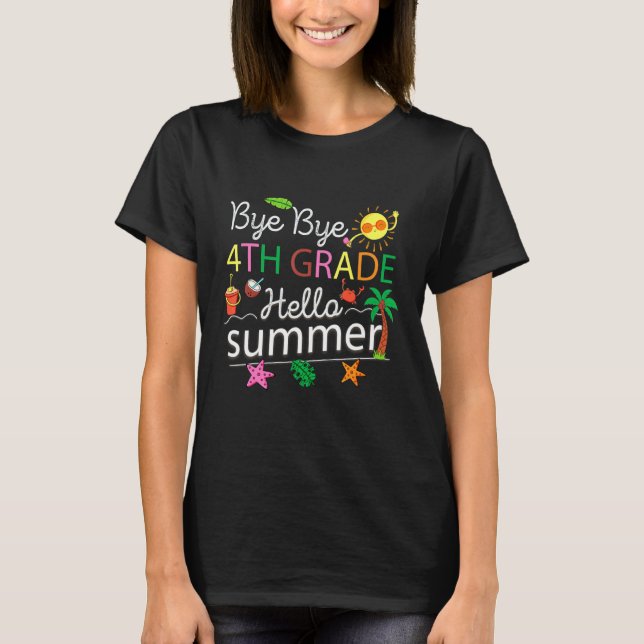 Camiseta Tchau, 4º ano, Alô, Verão passado (Frente)