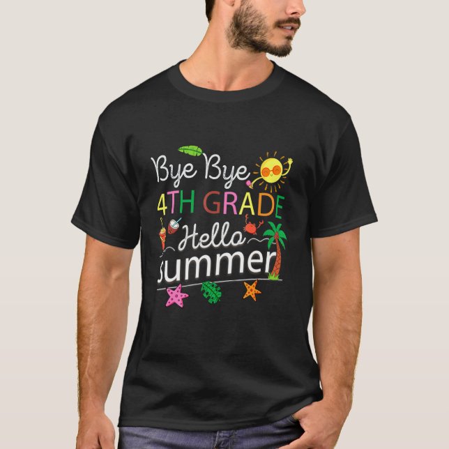 Camiseta Tchau, 4º ano, Alô, Verão passado (Frente)