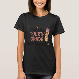 Camiseta Tchau, 4º ano, verão, dia passado