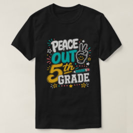 Camiseta Tchau 5ª Série Retro Groovy | Turma de 2026