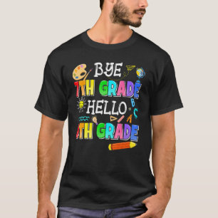 Camiseta Tchau 7 Alô 8º ano aqui Volto