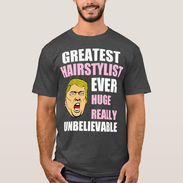 Camiseta Tchau de cabeleireiro engraçadinho (Frente)