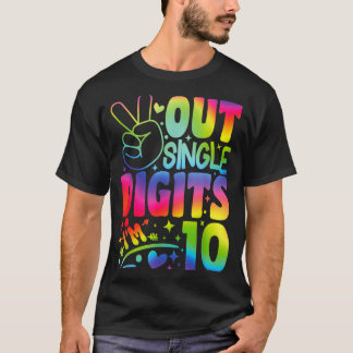 Camiseta Tchau, Dígitos Únicos Sou 10 Dígitos Tie Dye Nasci
