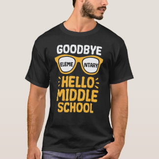 Camiseta Tchau Ensino Fundamental Olá Professor do Ensino M